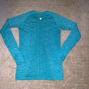 Lululemon Swiftly Tech Long Sleeve Shirt - Turquoise